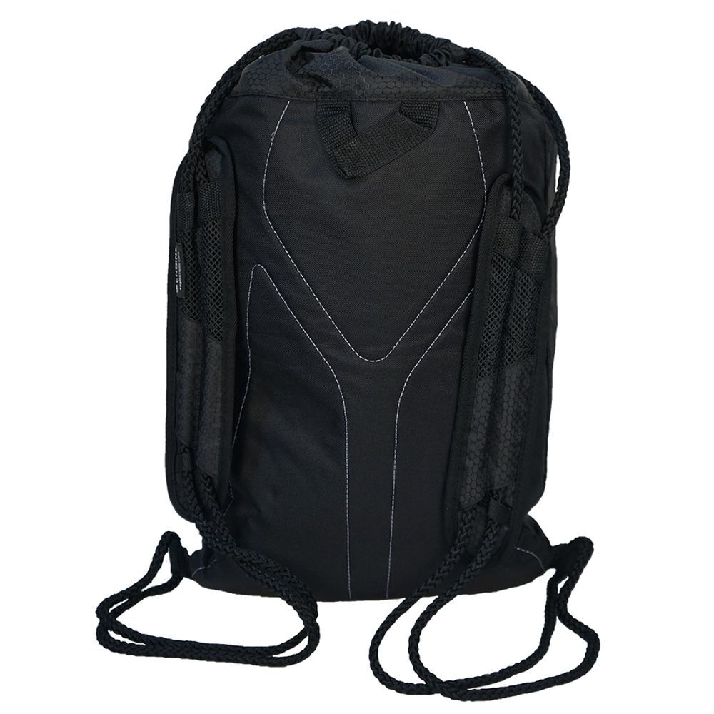 Engine Swim Draw Backpack - Black - Swim Bag - Area13.com.au