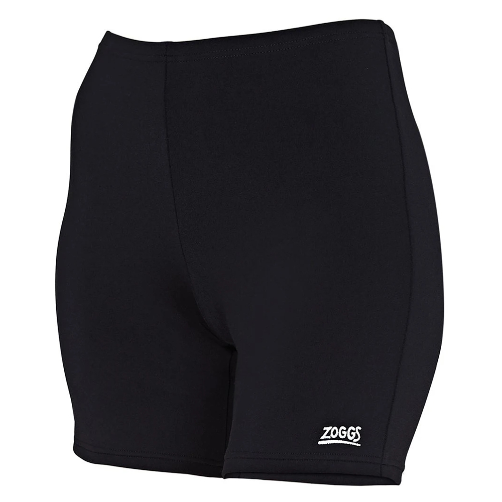 Zoggs Women's Mackenzie Thigh Shorts - Black, Women's Swim Shorts 