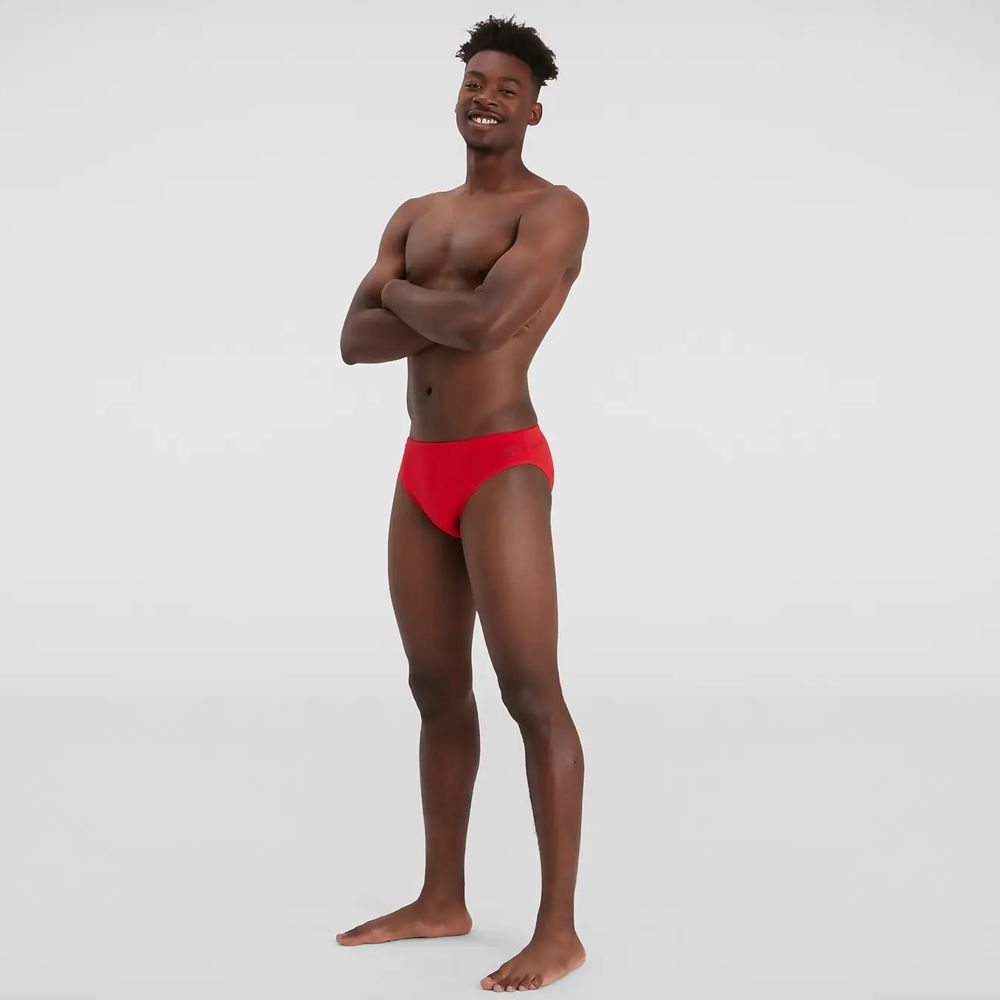 Speedo Men's Eco Endurance+ 7cm Brief Swimwear - Red 