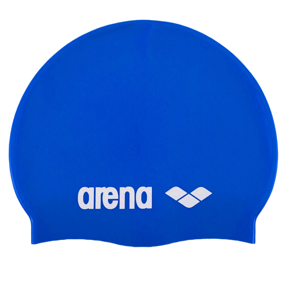 Arena Classic Silicone Swim Cap Bright Blue, Swimming Cap, Silicone ...