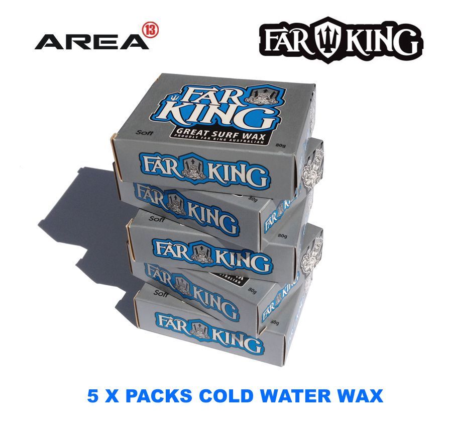 FAR KING SURF WAX COLD WATER, SURFBOARD WAX, SURFING WAX, PADDLE BOARD WAX