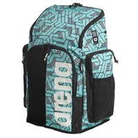 Arena Spiky III Backpack 45 Allover -150 Escape, Team Backpack, Swimming Backpack - Aqua