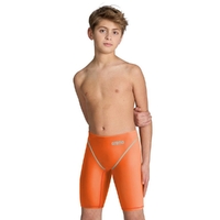 Arena Powerskin ST Next Junior Boys Jammer Orange/Teal Swimming Race Suit, Junior Swim Race Suit