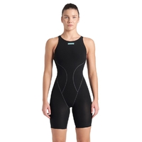 Arena Impulso Openback - 100 Black Teal, Women's Fina Approved Female Competition Suit