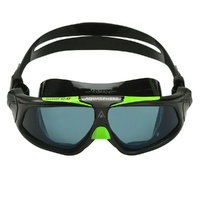 Aqua Sphere Seal 2.0 Swim Mask Black/Green  - Smoked Lens - Swimming Mask