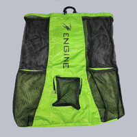 Engine Mesh Swimming Backpack - Green, Mesh Swim Gear Bag