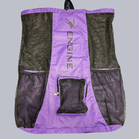 Engine Mesh Swimming Backpack - Lavender, Mesh Swim Gear Bag