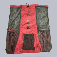 Engine Mesh Swimming Backpack - Maroon, Mesh Swim Gear Bag