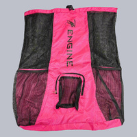 Engine Mesh Swimming Backpack - Pink, Mesh Swim Gear Bag