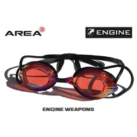 Engine Weapon Classic Fire Swimming Goggles, Swimming Goggle Red/Black