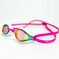Engine Bullet - Pink - Mirror Lens Swimming Goggles