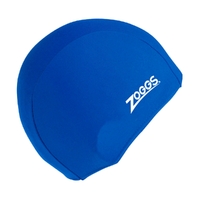 Zoggs Deluxe Stretch Swim Cap - Bright Blue/Purple  - Ultra soft & stretchy Spandex fabric