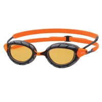 Zoggs Predator Polarized Ultra Swimming Goggles - Regular Profile Fit - Orange/Grey/Black 