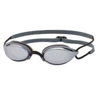 Zoggs Fusion Air Titanium Swimming goggles - Black & Grey - Mirrored Lens