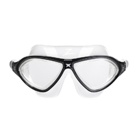 Zoggs Horizon Flex Mask Swimming Mask - Black & Clear, Clear Lens - Swimming Goggles