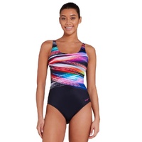 Zoggs Prism Geo Adjustable Scoopback Women's Swimsuit - One Piece Swimwear