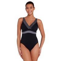 Zoggs Women's Seafarer Square Back One Piece, Ladies Swimwear