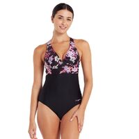 Zoggs Women's Artisan Ruch Crossback One Piece, Women's One Piece