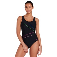 Zoggs Prism Geo Adjustable Macmaster Scoopback Women's Swimsuit - One Piece Swimwear