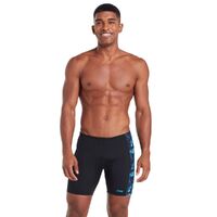 Zoggs Men's Glare Panelled mid Jammer - Men's Jammer Swimwear