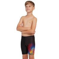 Zoggs Boys Neon Vibe Mid Jammer, Boys Jammer Swimwear