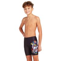 Zoggs Boys Crazy Skull Mid Jammer, Boys Jammer Swimwear