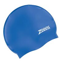Zoggs Silicone Swimming Cap - Royal Blue, Silicon Swimming Cap