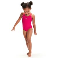 Speedo Toddler Girls Medalist One Piece Swimwear - Cherry Pink/Coral, Children's Swimsuit