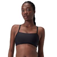 Speedo Women's Solid Racerback Top, Women's Swimwear Top - Anthracite