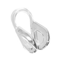 Speedo Biofuse Nose Clip, Swimming Nose Clip, Clear
