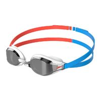 Speedo Fastskin Speedsocket 2 Mirror Goggle Competition Goggle - Siren Red/Picton Blue/Smoke