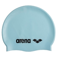 Arena Classic Silicone Swim Cap Pastel Blue, Swimming Cap, Silicone Swim Cap