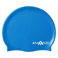 Amanzi Signature Azure Swim Cap, Silicone Swim Cap