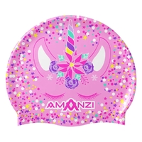 Amanzi Princess Sparkles Swim Cap, Silicone Swim Cap