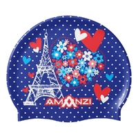 Amanzi Paris Swim Cap, Silicone Swim Cap