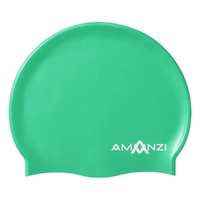 Amanzi Signature Peppermint Swim Cap, Silicone Swim Cap