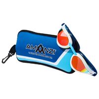 Amanzi Dominate Sunset Mirror Goggles - White/Indigo