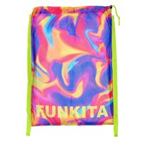 Funkita Summer Swirl Mesh Swim Bag, Mesh Equipment Bag, Training swim Bag