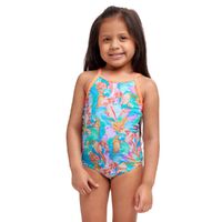 Funkita Birdsville Toddler Girls Printed One Piece Swimwear, Toddler Girls One Piece Swimwear