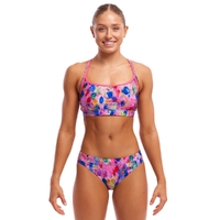 Funkita Women's Smudgie Buddy ECO Sports Bikini Two Piece Swimwear,  Ladies Two Piece Swimsuit