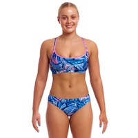 Funkita Women's Soaring Hi ECO Sports Bikini Two Piece Swimwear,  Ladies Two Piece Swimsuit