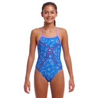 Funkita Girls Sea Dreams ECO Single Strap One Piece Swimwear, Girls Full Piece Swimsuit