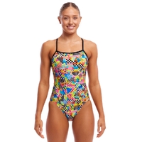 Funkita Junk Yard ECO Single Strap One Piece Women's Swimwear, Ladies Swimsuit