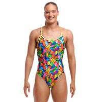 Funkita Women's Bright Birds ECO Diamond Back One Piece Swimwear, Women's Swimsuit