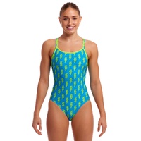 Funkita Women's Bolted ECO Diamond Back One Piece Swimwear, Women's Swimsuit