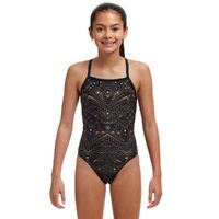 Funkita Girls To The Stars ECO Strapped In One Piece Swimwear, Girls One Piece Swimsuit