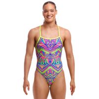 Funkita Stellar Stars Tie Me Tight One Piece Women's Swimwear, Ladies Swimwear