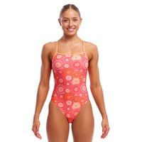 Funkita Ahelhe ECO Tie Me Tight One Piece Women's Swimwear, Chlorine Resistant Swimwear