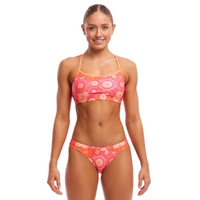 Funkita Women's Ahelhe ECO Crop Top Two Piece Swimwear, Ladies Two Piece Swimsuit