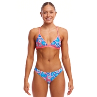 Funkita Women's Bundjalung Blue Tri Top Bikini Two Piece Swimwear - Women's Swimsuit